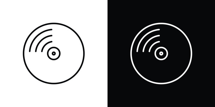 Vinyl icon collection for website
