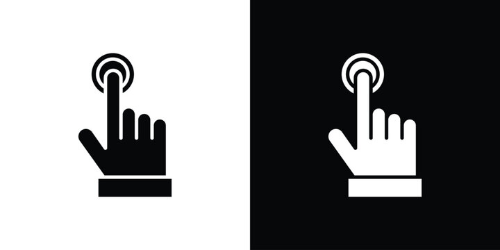 Click Hand icon simple elements kit