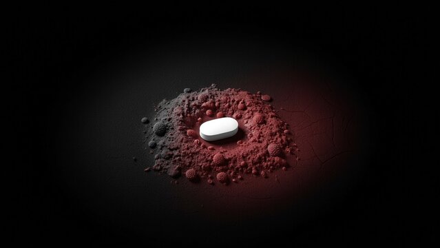Superbugs Assaulting a Resistant Antibiotic Pill Against Antimicrobial Resistance