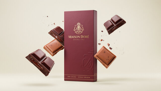 Chocolate mockup