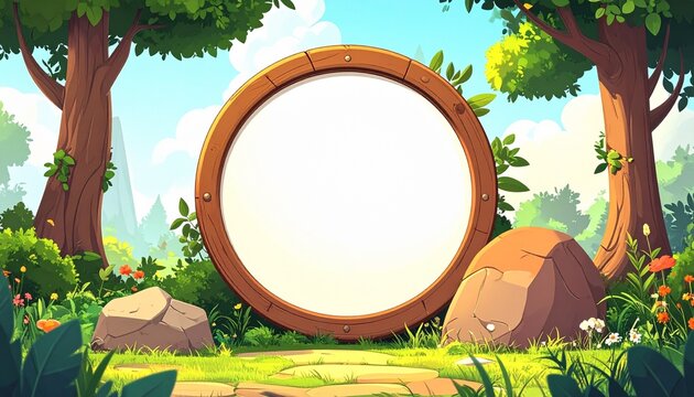 Enchanted Forest Portal - A Whimsical Gateway to Adventure.