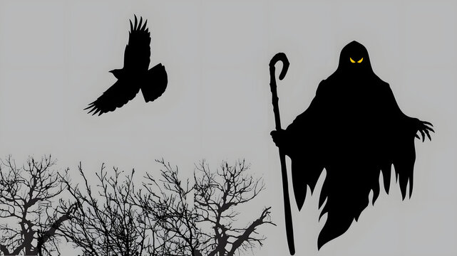 raven on the branch