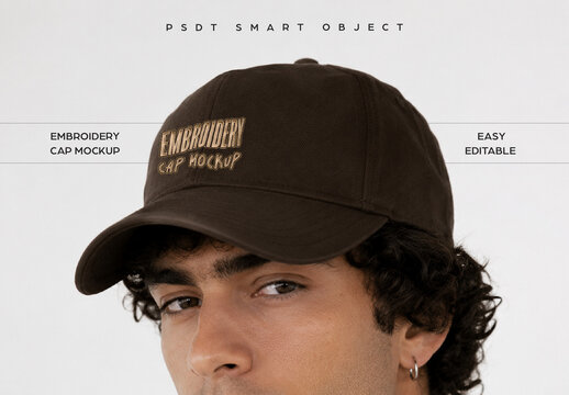 Embroidery Cap Mockup