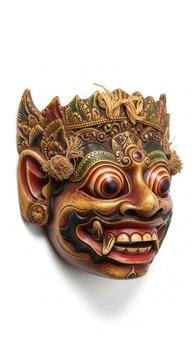 Bali mask, traditional Balinese art, decorative face