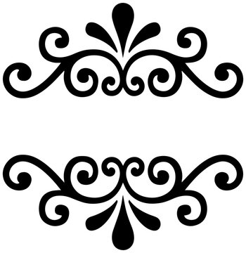 floral, vector, flower, design, decoration, ornament, pattern, illustration, art, element, leaf, silhouette, tattoo, plant, swirl, frame, black, scroll, nature, decor, curl, vintage, ornate, curve, bo