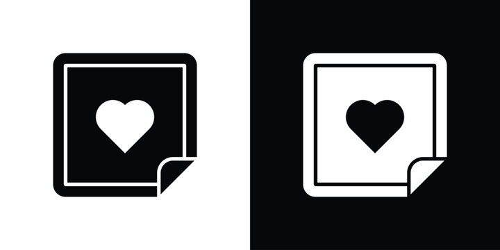 Nicotine patch icon thin symbol group. EPS10
