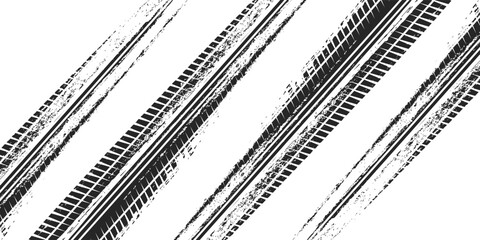 Tire tread marks, wheel textures, tire marks - car racing, motocross, drift, rally, off-road and others. modern © fathor
