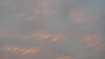 Fototapeta premium Soft Sunset Clouds in the Evening Sky Background