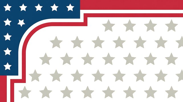American flag inspired patriotic background with stars and stripes design