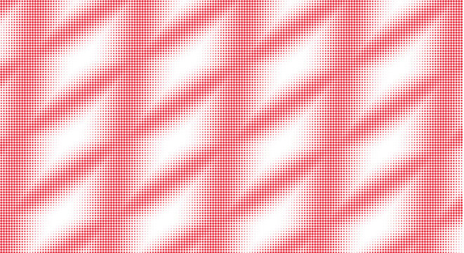 Red blurred geometric grid texture. soft white rhombus gradient, diamond squares, 3d optical illusion. for modern tech presentations, medical slide layouts. seamless flat vector background.