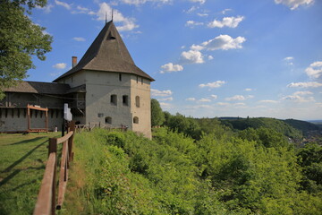 Fototapeta premium old castle on the hill