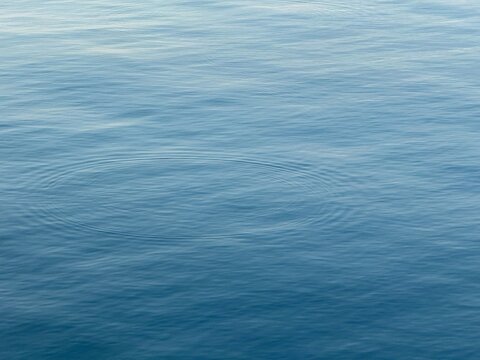 Blue calm water aqua background