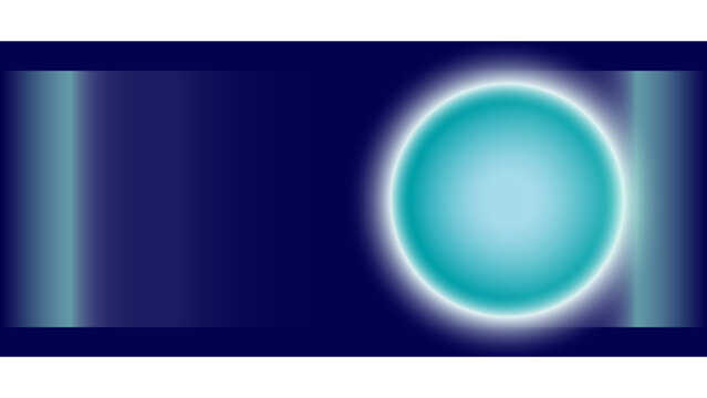 Glowing Sphere Futuristic Background (Navy & Cyan) Vector