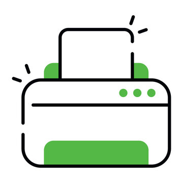 A perfect design icon of printer 
