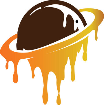 saturnus planet for design vector grafis