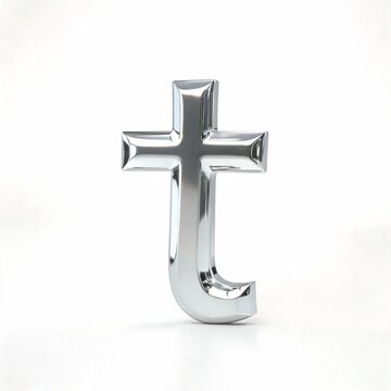 t Alphabet Hyper&nbsp;Realistic Chrome Metallic&nbsp;lowercase Mirror&nbsp;Reflection Futuristic 3D&nbsp;Typeface on&nbsp;White Background