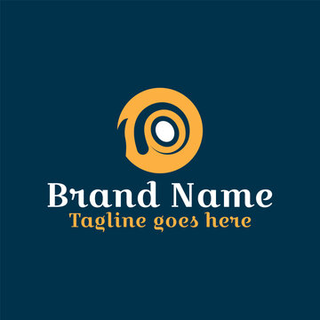 D logo with circular effect in negative space. Can be used as a DO or OD logo. Fully vector file. CMYK color mode. Editable color, Free font used. Easy to download.