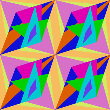 Trendy Geometric Pattern For Fabric And Wrapping Paper