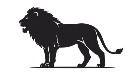 Lion Silhouette Vector Illustration © ahmad