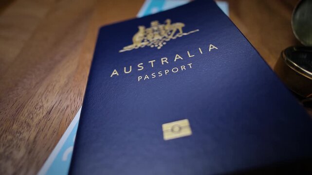 Australian Passport Representing International Travel and Citizenship