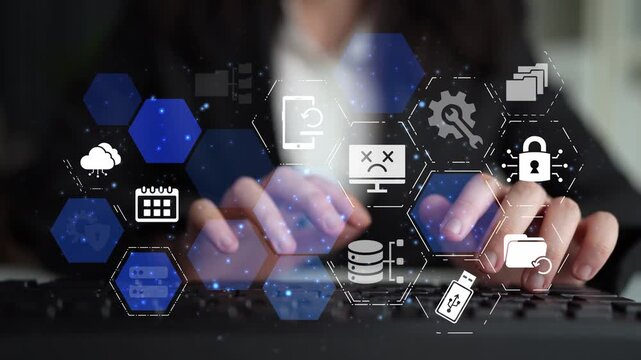 Cloud backup system connects devices through a secure data backup network. Data backup ensures protection, data backup reliability, and recovery. Funnel