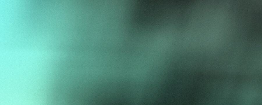 Abstract Teal Green Grainy Fog Texture Background