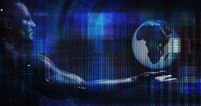 Telecommunications Industry Concept For Global Connectivity
