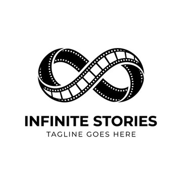 Cinematic concept highlighting endless storytelling. Perfect for film, video, and media production studios.