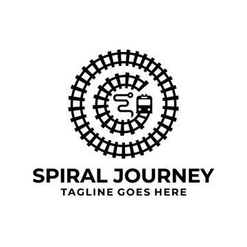 Clean circular logo suitable for transportation apps or logistics company branding. Minimalist design for modern identity.