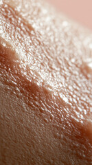 Fototapeta premium Ethereal soft light glowing from beneath natural skin texture