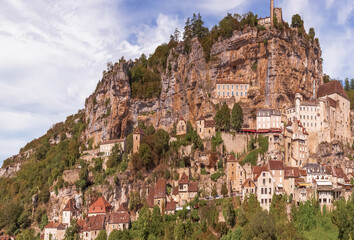 Obraz premium Rocamadour , cité médiévale du Lot
