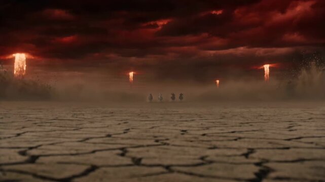 The Four Horsemen Of Revelation Appear As Signs Of The Coming Apocalypse