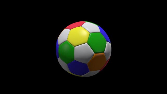 colorful soccer ball