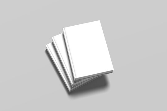 Professional Hardcover Book Blank Mockup
