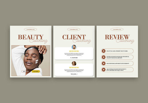 Beauty Social Media Post Layout