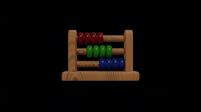 Classic Calculator 3D Icon Animation