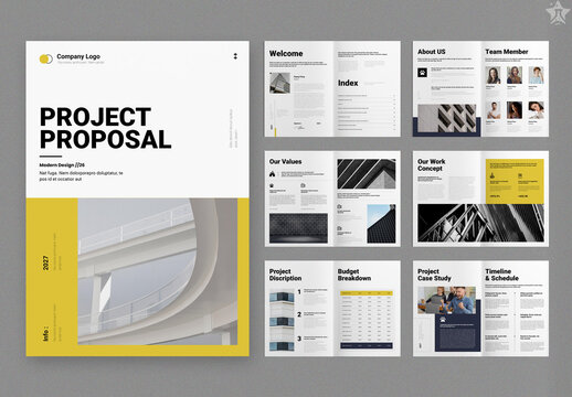 Project Proposal Brochure Template