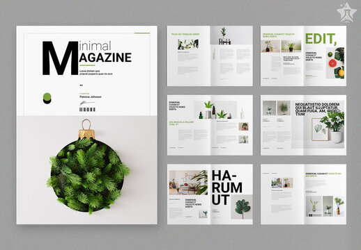 Minimal Magazine Layout