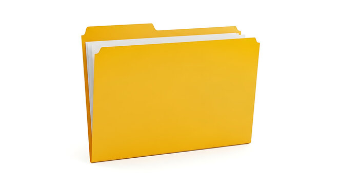 Yellow folder icon with open tab