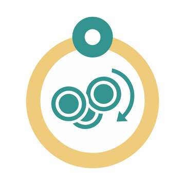 Abstract Circular Motion Icon