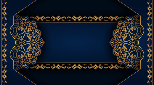Luxury mandala background, round decoration