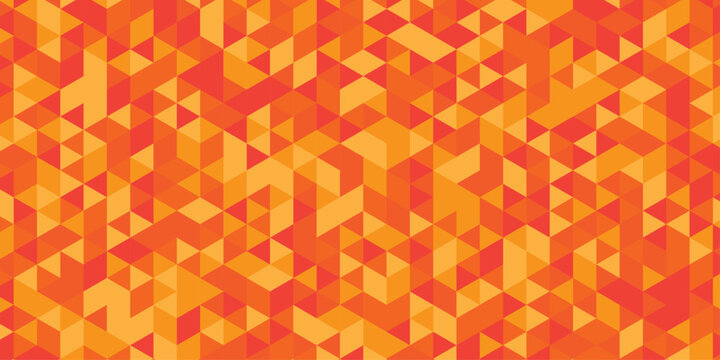 Abstract cube vector element overlay diamond triangle. paper orange and red colorful gradient technology pattern web corporate brochure layer space texture background.