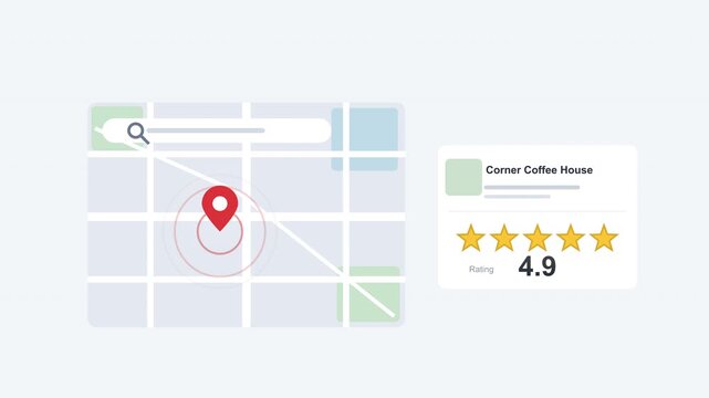 Local business map search reviews rating, local seo for small businesses