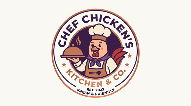 Chef Chickens Kitchen and Co. Logo.