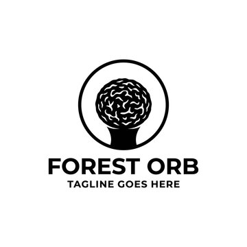 Branding combining organic forest intelligence and nature.