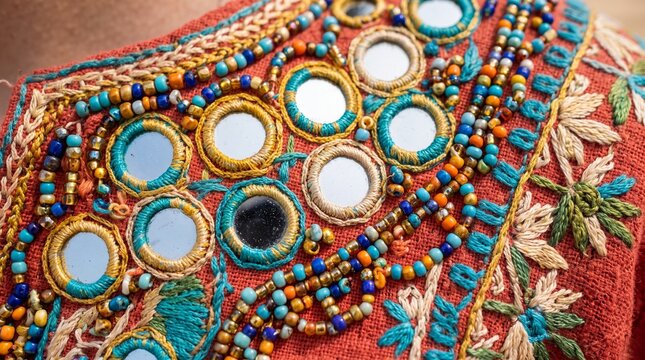 Macro photo of woman's neckline beach dress emb&hellip; showing woman's features showing delicate skin pores natural beauty details and high-resolution skin texture with professional studio lighting