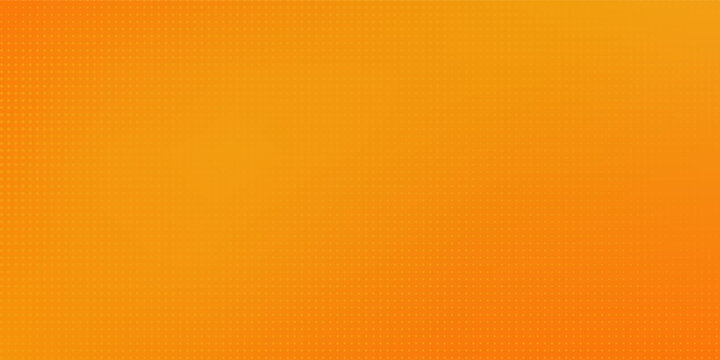 Abstract dot yellow and orange pop art retro comic background with halftone dots simple abstract