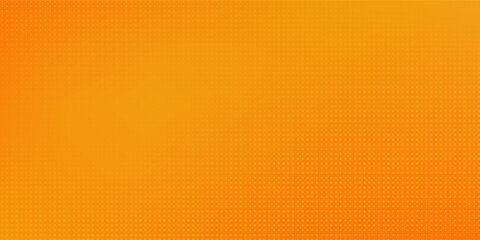 Fototapeta premium Abstract dot yellow and orange pop art retro comic background with halftone dots simple abstract