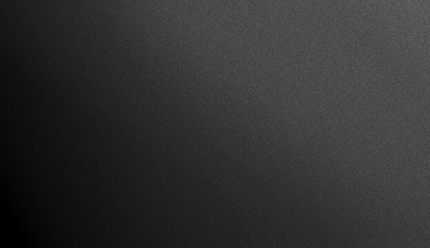 Dark Grainy Black Texture Background, Noise Overlay, Film Grain Surface, Vintage Dust Effect, Abstract Monochrome Backdrop