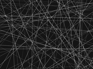 Obraz premium Crisscrossing Thin Lines Abstract Minimal Background